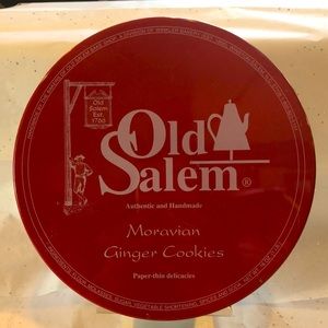 Old Salem Cookie Tin